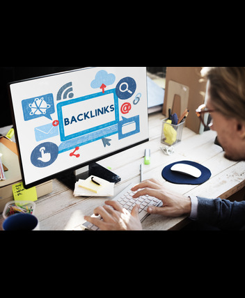 backlink hyperlink networking internet online technology concept